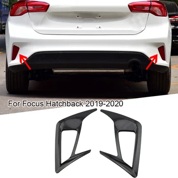 2db Hátsó Ködlámpa Lámpa Keret Fedezi Trim Ford Focus Ferdehátú MK4 2019-2020