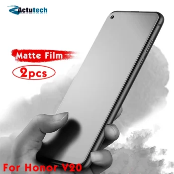 2db/sok Matt Képernyő Védő Huawei Honor V. 20 Edzett Üveg megtiszteltetés nézet 20 Edzett Üveg Anti-kék Fény