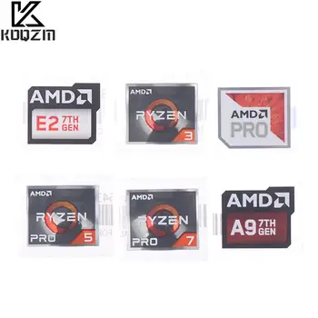 5DB AMD Processzor Sorozat Címke, Matrica A9 PRO E2 Ryzen 3 5 7 Logó DIY Dekoráció