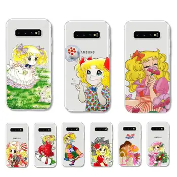 TOPLBPCS Candy Candy Anime Manga Rajzfilm Telefon tok Samsung Galaxy S7 szélén S8 S9 S10 S20 plusz S10lite A31 A10 a51-es Capa