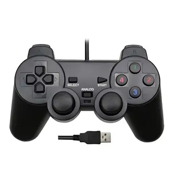 Vezeték nélküli Gamepad Sony PS2 Kontroller Playstation 2 Konzol Joystick Dupla Vibráció Sokk Joypad USB PC Játék Vezérlő